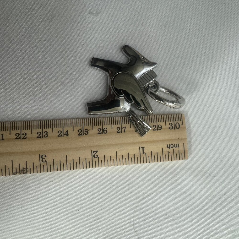 Pegasus silver Plated Purse Charm, Key Chain, Phone Charm - Picture 5 of 6
